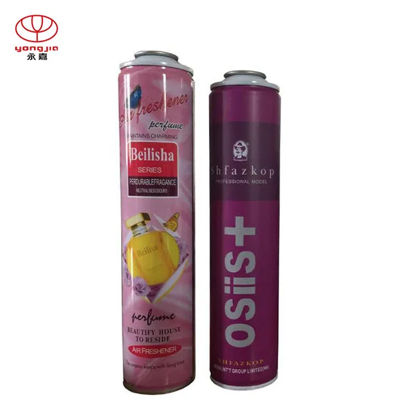 OEM Printing Empty Aerosol Tin Can for Home Air Freshener tin aerosol bottle