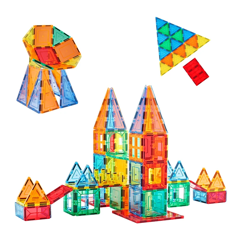 MagBuild STEM Toys 48pcs 3D educational magnetic tiles magnet building blocks toys set
