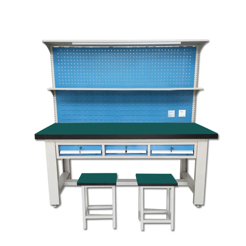 OEM/ODM Customized factory assembly line assembly anti-static Kanban workbench with two bench