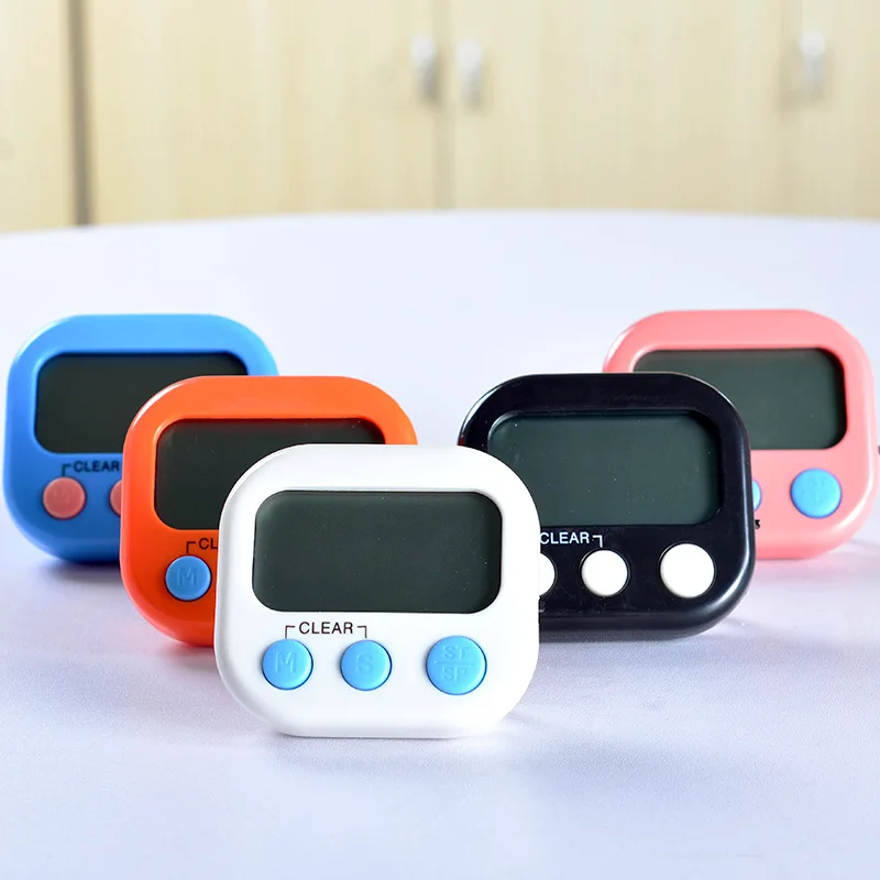  Led digital gym timer Magnetic Countdown Digital Kitchen Timers LED display mini cute magnet fridge