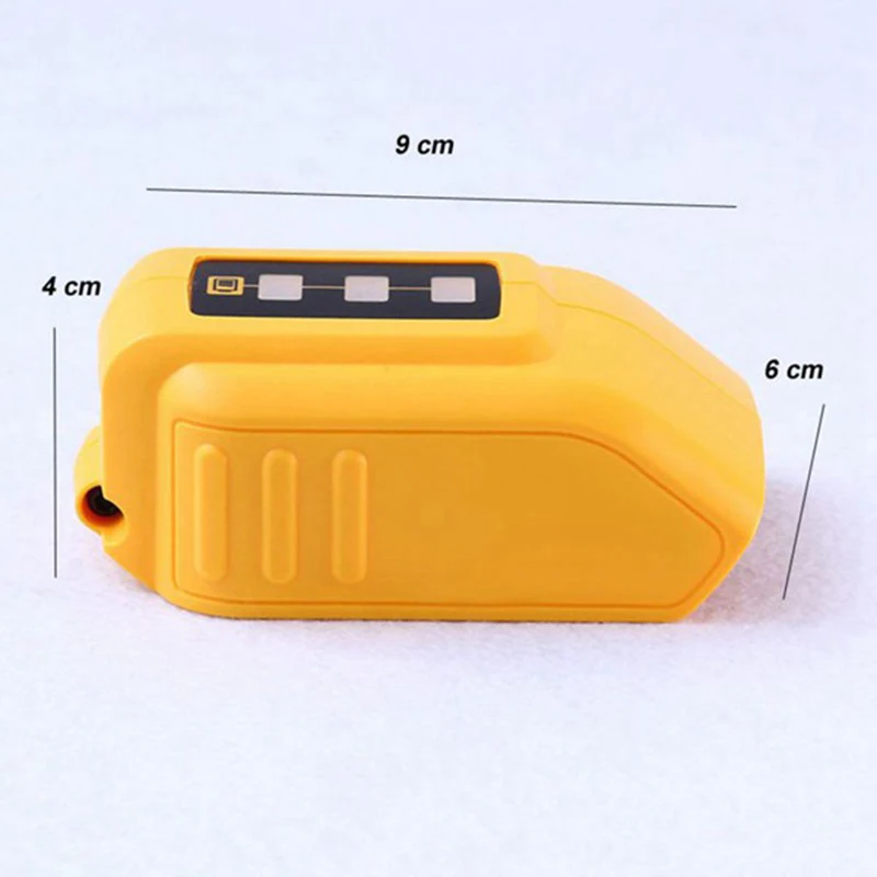 Battery Adapter Compatible for Dewalt 12V/20V Lithium Ion Battery,Dual USB Port Charger Power Source for Dewalt DCB090 DCB091