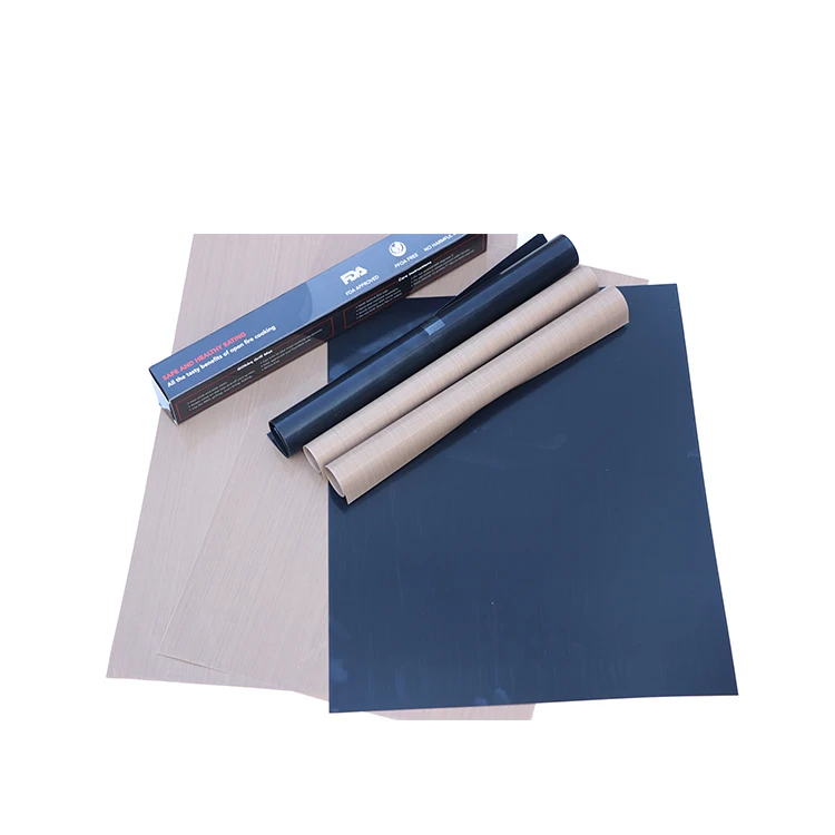 Лидер продаж, устойчивый к высоким температурам легко Очищаемый антипригарный коврик для гриля и барбекю