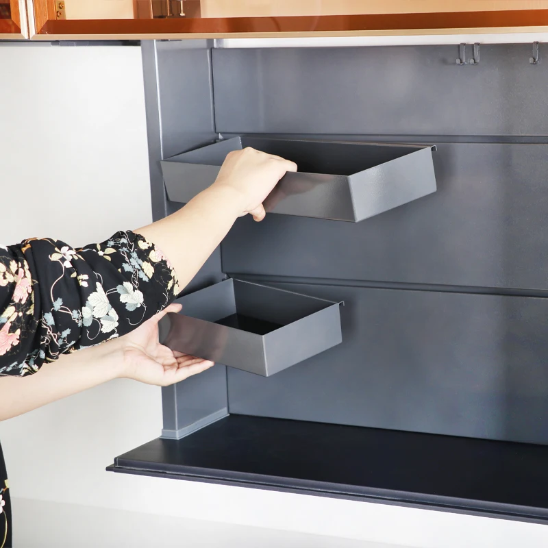 Kitchen Hardware closet accessories  Electric Pull Down Storage Basket Automatic Cabinet Elevator Organizer Shelf lift