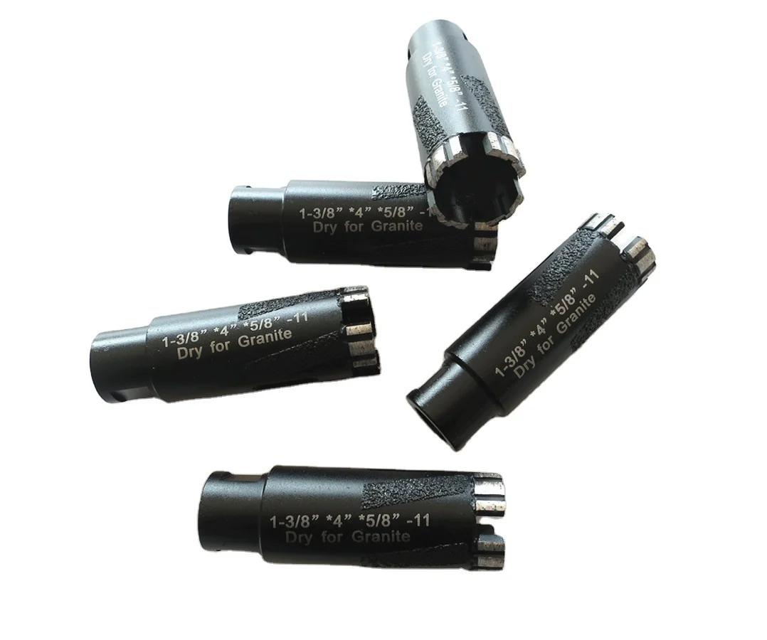 Dry Diamond Core Drill Bit  Thread for Granite core drill bit dry drill bit