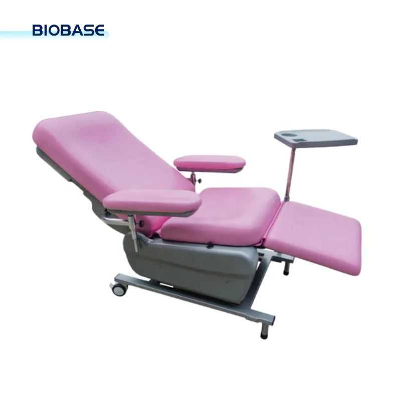 BIOBASE Electric Blood Collection Chair People-oriented Blood Collect Chair Medical Blood Collection Chair for Lab