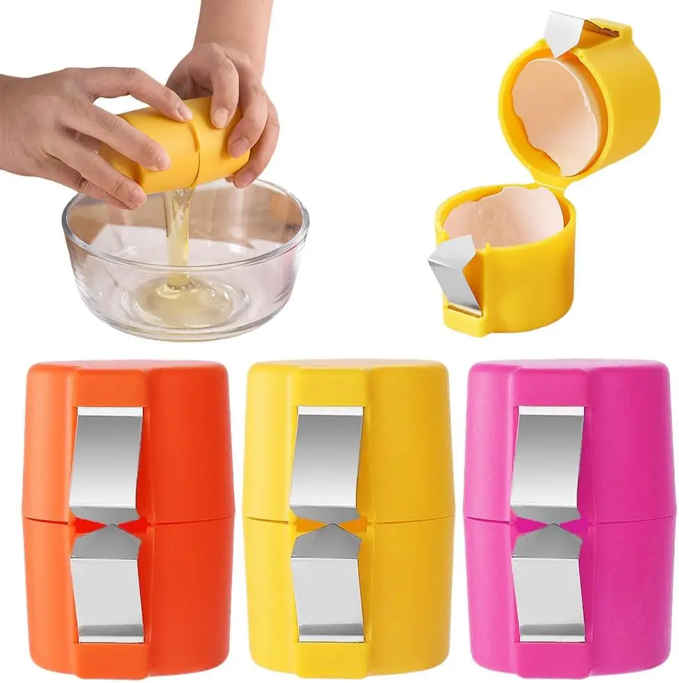 Factory Direct Multifunctional Cooking Kitchen Tool Egg Shell Opener Cutter for Raw Egg Cracker Egg Breaker Separator