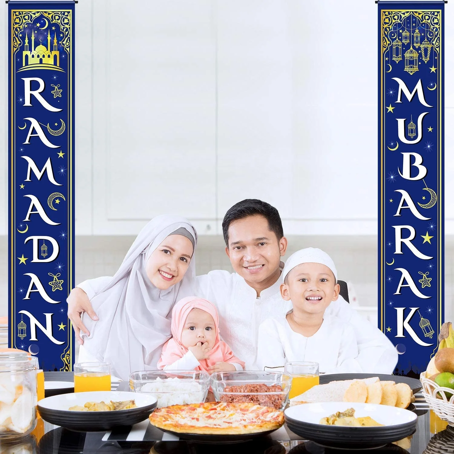 Набор украшений Eid Mubarak знак для крыльца баннер Рамадан подвесное украшение дома и улицы