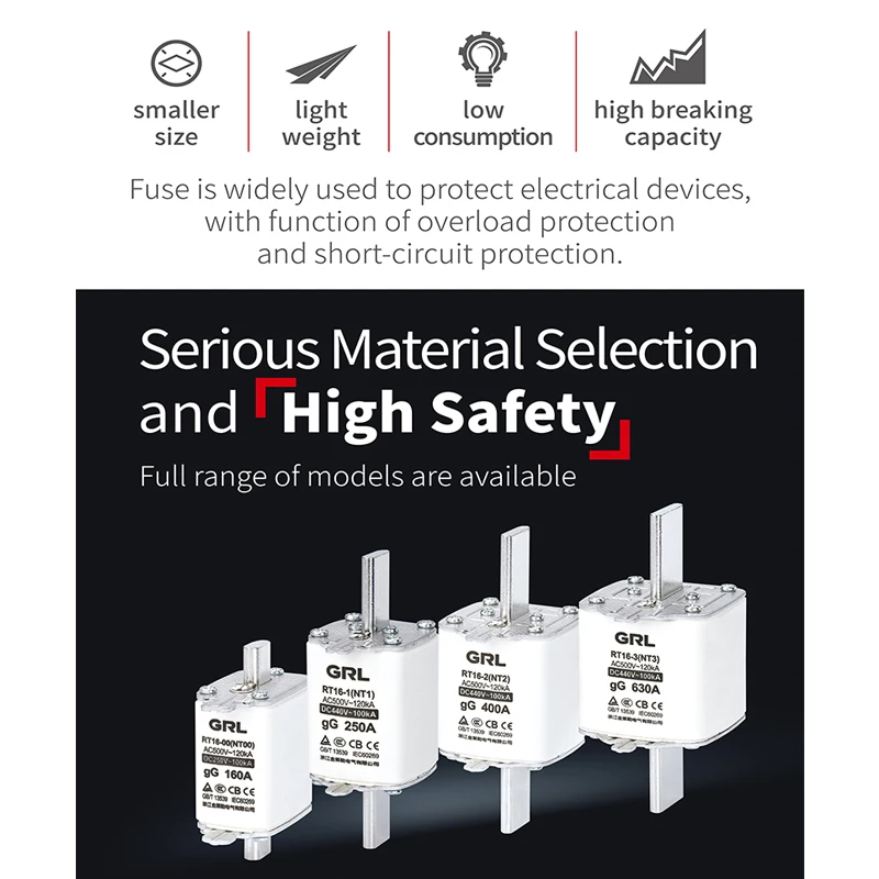 Nh Fuses Fusibili Clindrici 10 Amp DC250V Fuse
