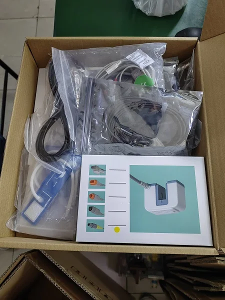 12 1 дюймовый ЭКГ-монитор Capnograph Etco2 портативный монитор мониторы для новорожденных Spo2