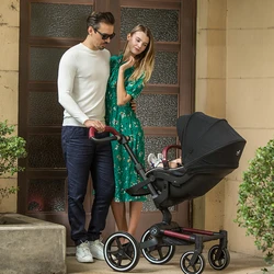 Kiwy Foldable High Landscape Bidirectional Push Luxury Baby Stroller