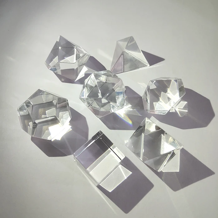 Custom transparent gemstone dice factory  table RPG games adult game dice dnd entertainment