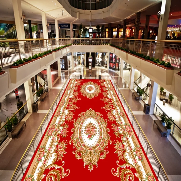 High Quality Low Price Of Red Carpet / Red Wedding Runner / Wedding Hall Carpet