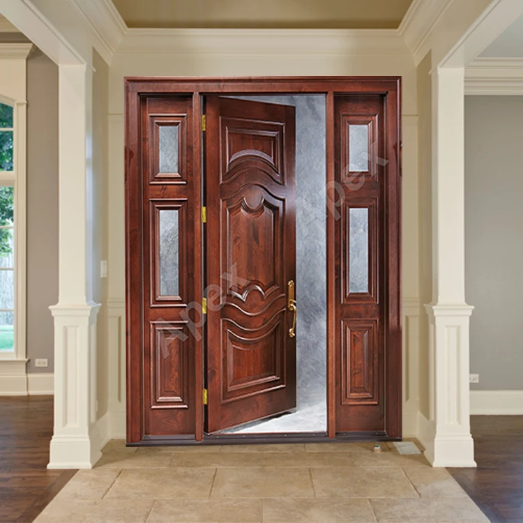 best wood door design entrance doors with sidelights solid wood mahogany entry door