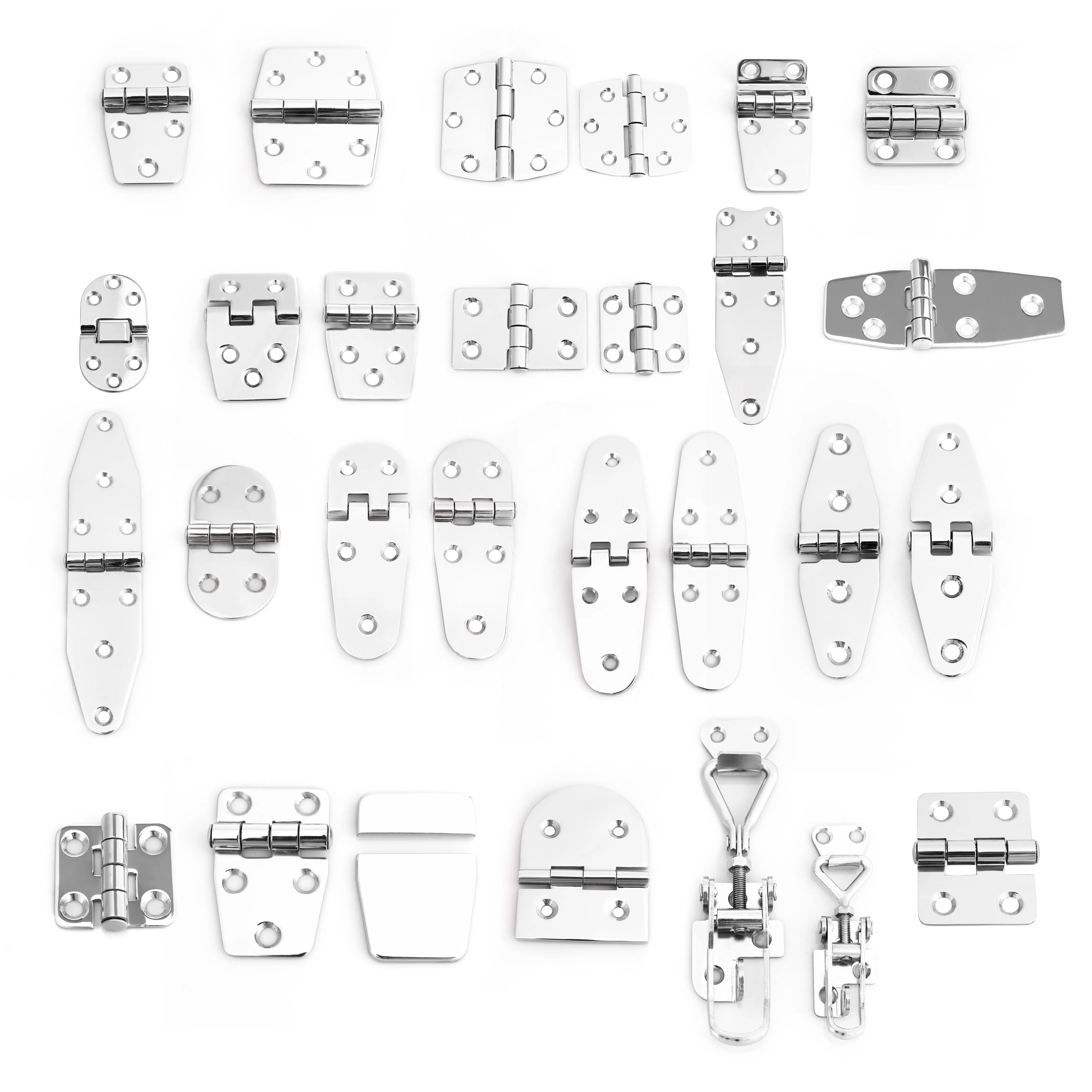 304 316 Transporter Pocket Sliding System Ratchet Handles Locks Quadrant Offset Assembly Locking Stainless Steel Hinges