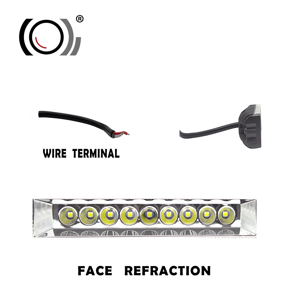 LED flash light bar 9-30v auxiliary led light grow bar for car led work light bars