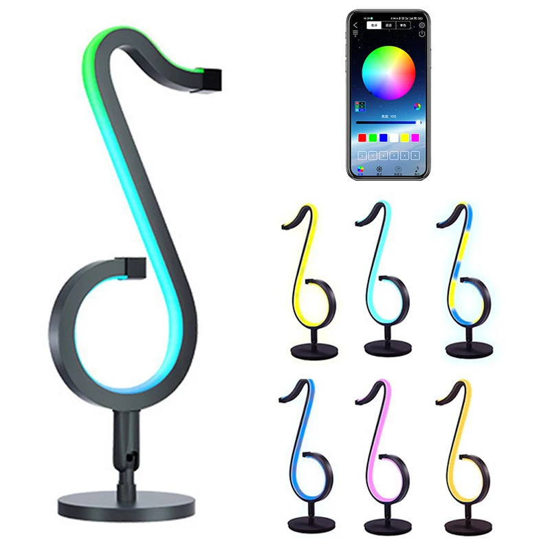 Music Note LED Neon Light USB or Battery Operated Music LED Night Light for Bedroom Wall Living Room Party Wedding Christmas