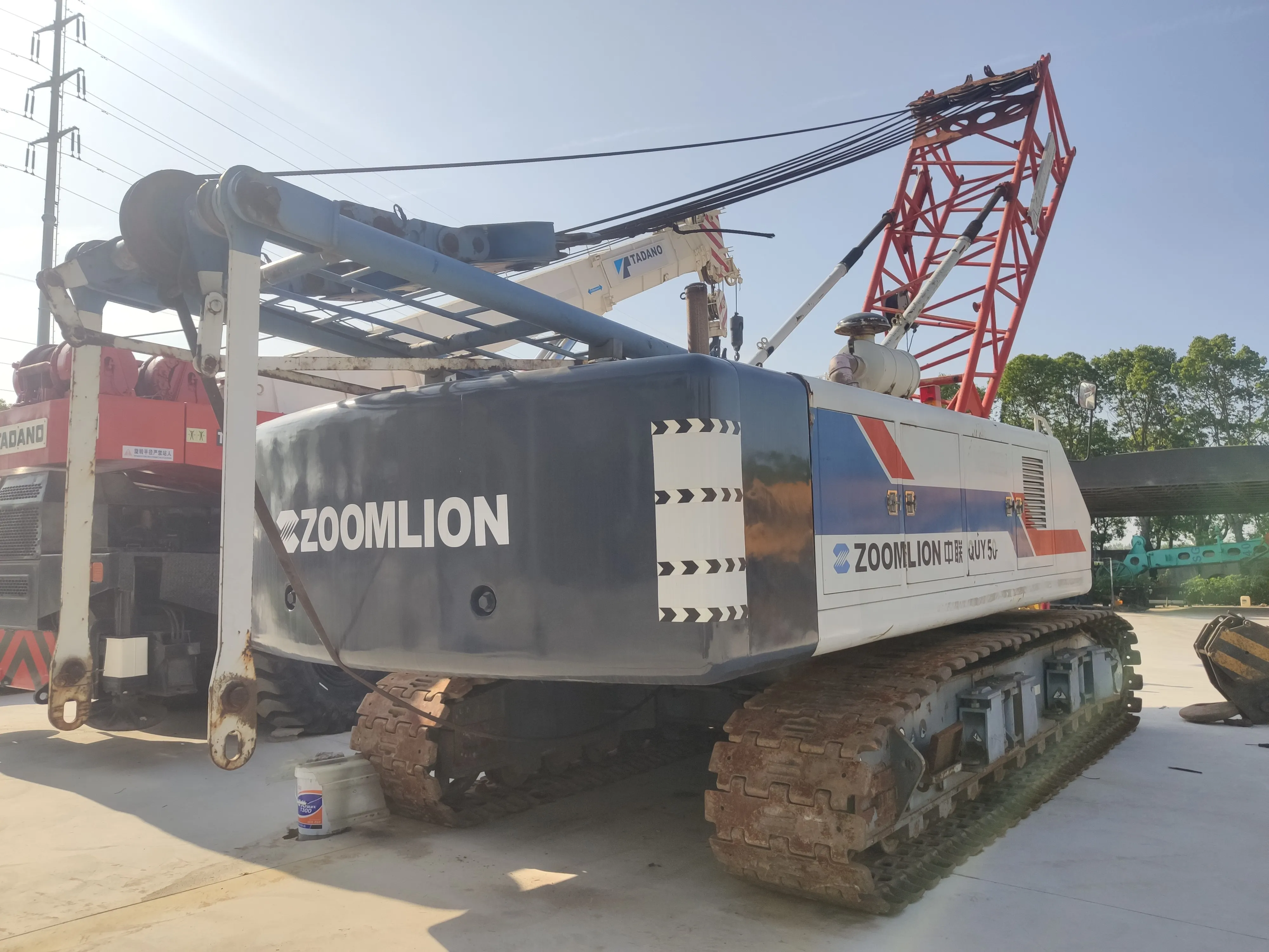 Used ZOOMLION QUY50 50 Ton Crawler Crane