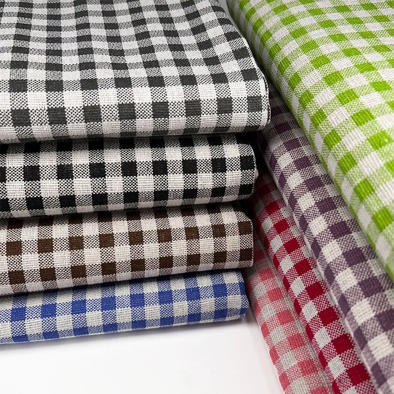 Good quality woven 90%polyester 10%cotton cotton linen fabric practical and decorative for daily necessaries