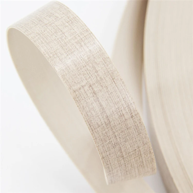 Sample Customization Top Quality New Item  Factory 0.6*12mm Embossed ABS Edge Banding for Kitchen and Decorative Materia