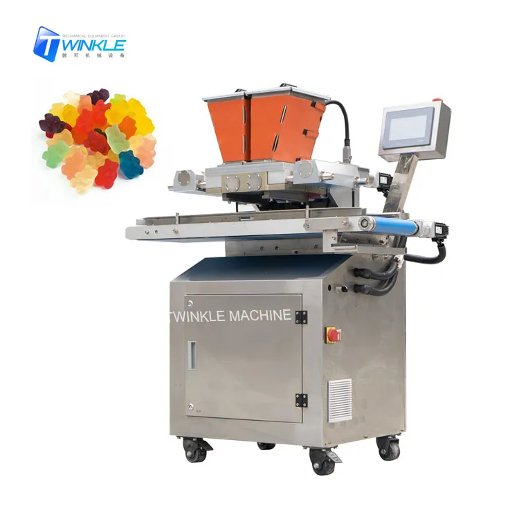 Small gummy jelly soft candy making machinery production line