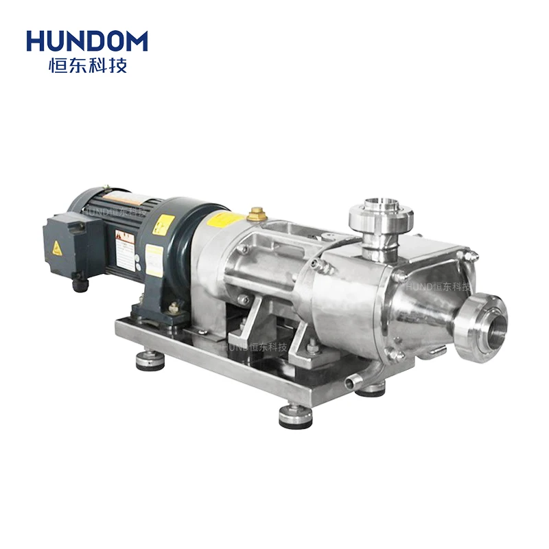 
high quality stainless steel food grade twin/double screw transfer pump for chocolate paste 