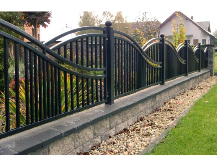 Modern design wrought iron fence wrought iron gate ornamental fence