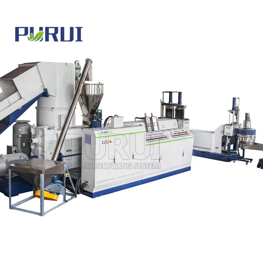 Cost of plastic recycling machine / plastic recycling plant / recycle plastic granules making machine price