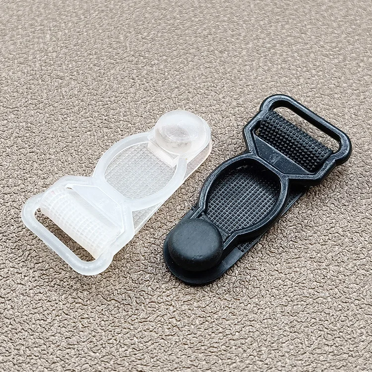 Stocking stockings special garter buckle plastic cover rubber zinc alloy garter buckle silicone leather garter belt buckle