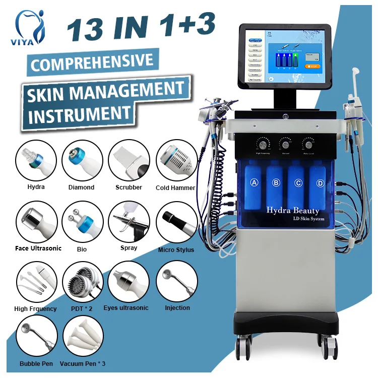 jet peel facial machine guanghzou hydra facial machine  hydrafacial machine portable manufacturer