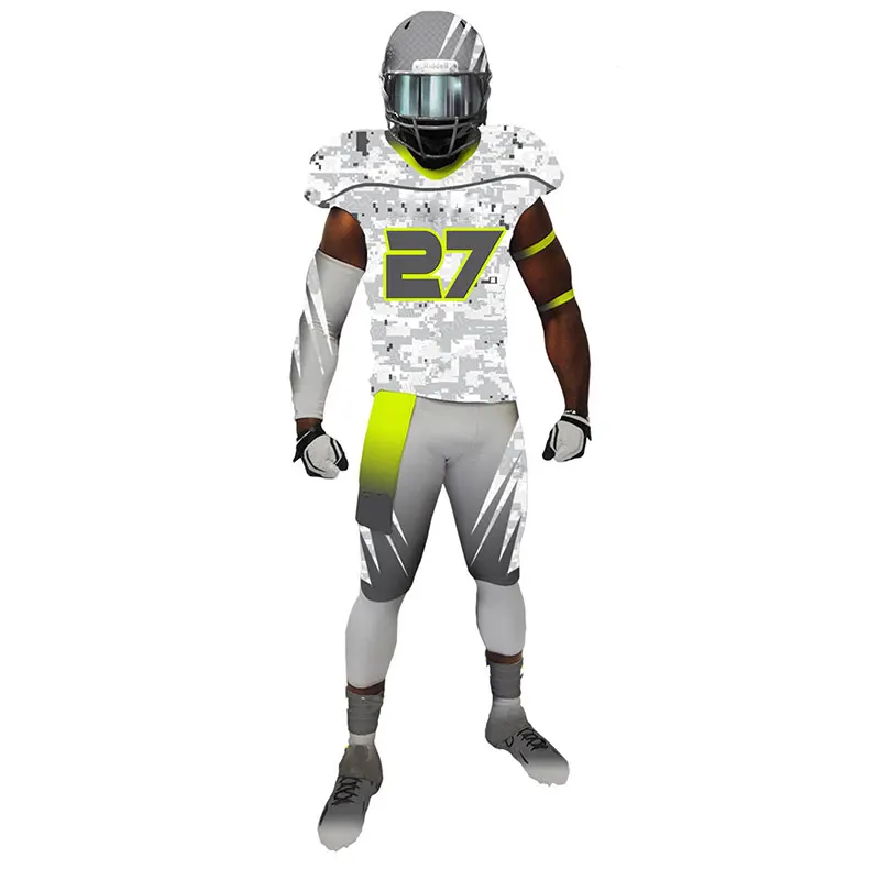 2021 American Football Uniforms Made Of Polyester Sports Wears American Football Uniforms Sets for Clubs