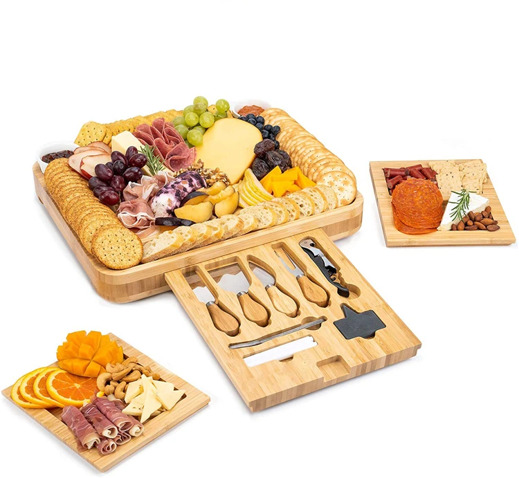 Three-smoked multi-accessory Cheese board Set Party Party Cheese board