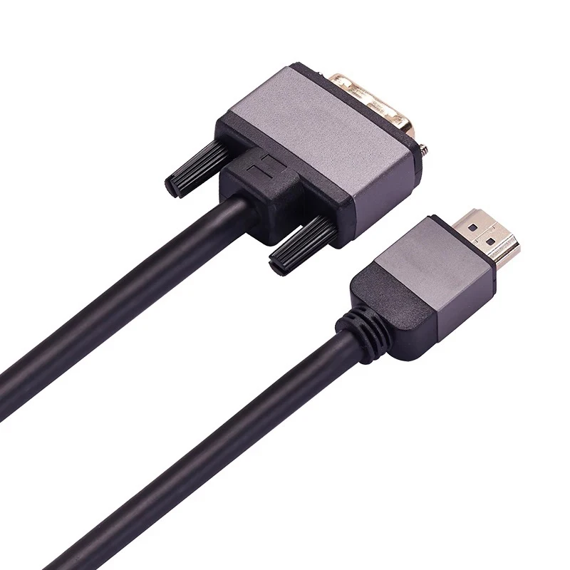 Auxus хит продаж алюминиевый корпус HDMI к DVI кабель для ноутбука