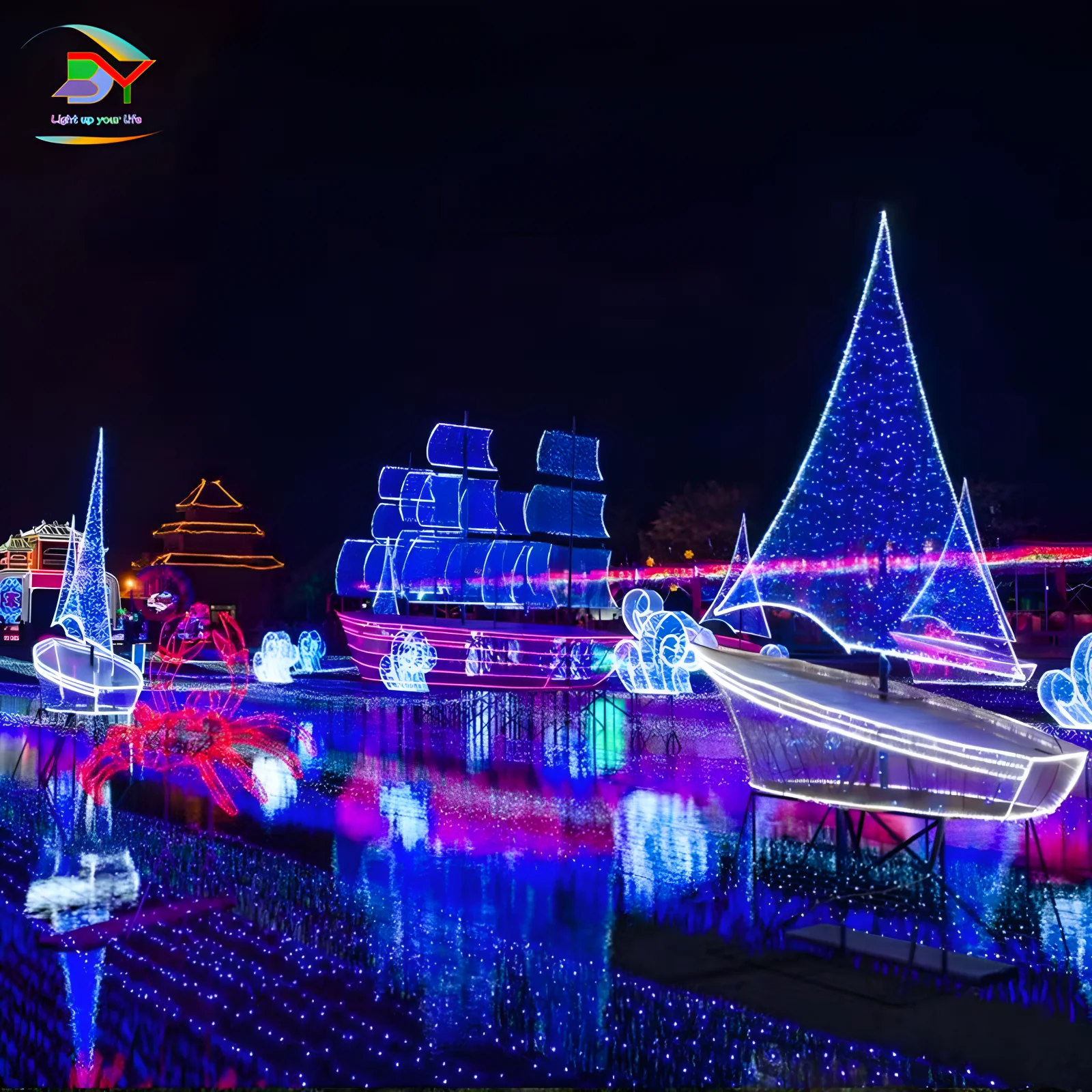Outdoor Waterproof Christmas Lights 220v 110v 10m 20m 30m 50m 100m LED Lights for Wedding Party Home Garden