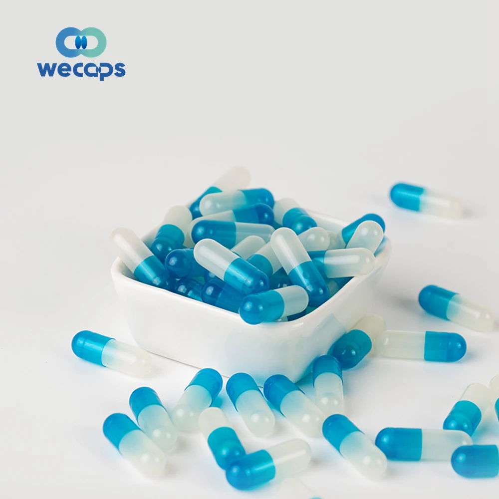Wecaps Good Price Hard Empty Hpmc Capsule Shell TiO2 Free Separated Empty Capsule Calcium Carbonate Empty Pill Capsules