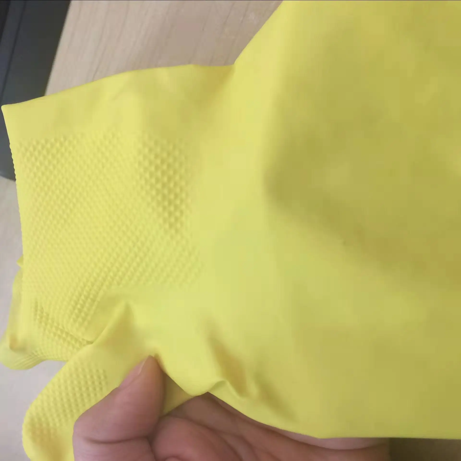 60g Yellow Waterproof Household Cleaning Latex Dish Washing Kitchen Rubber Gloves