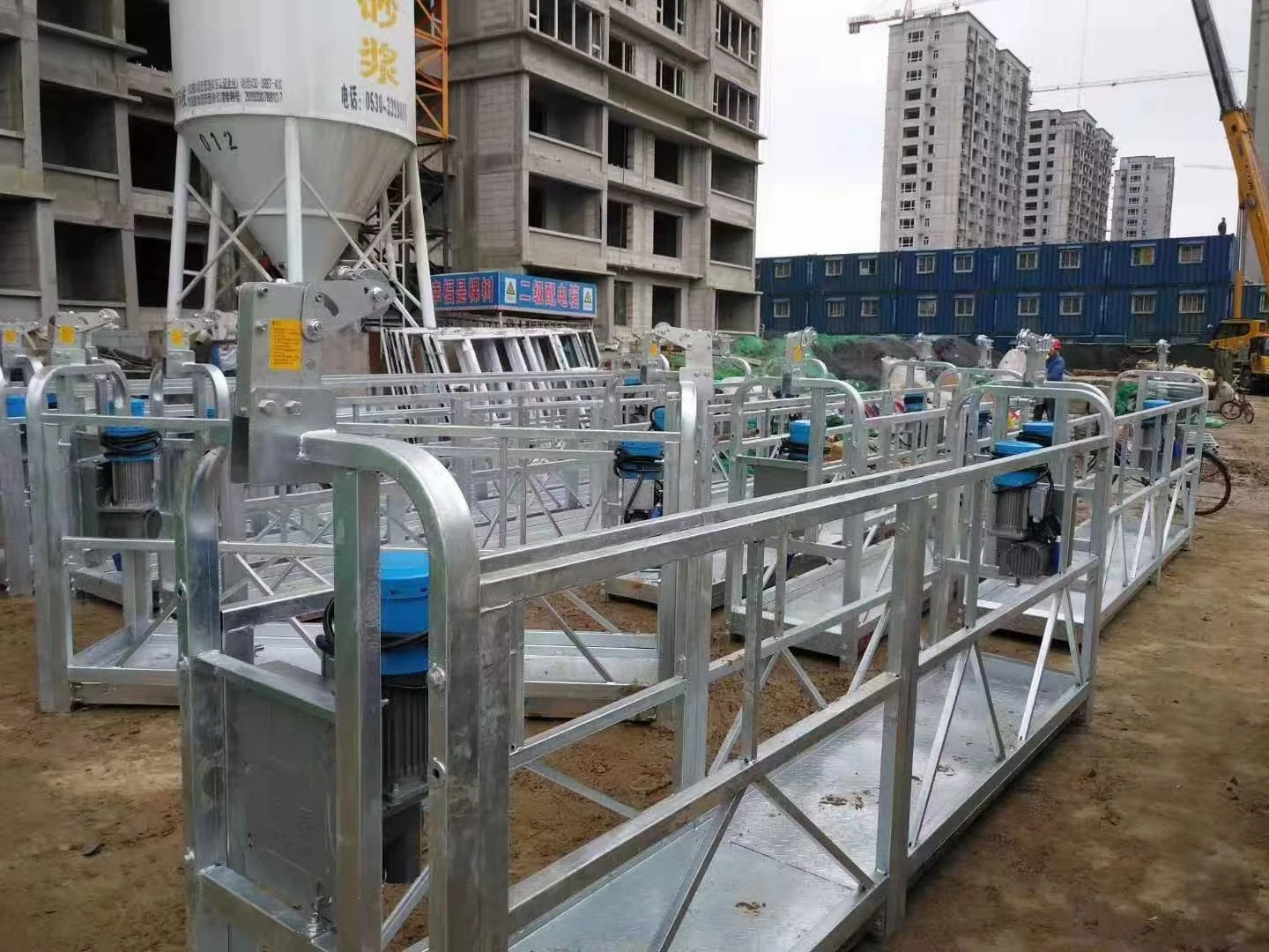 suspended scaffolding electric scaffold construction gondola for window cleaning