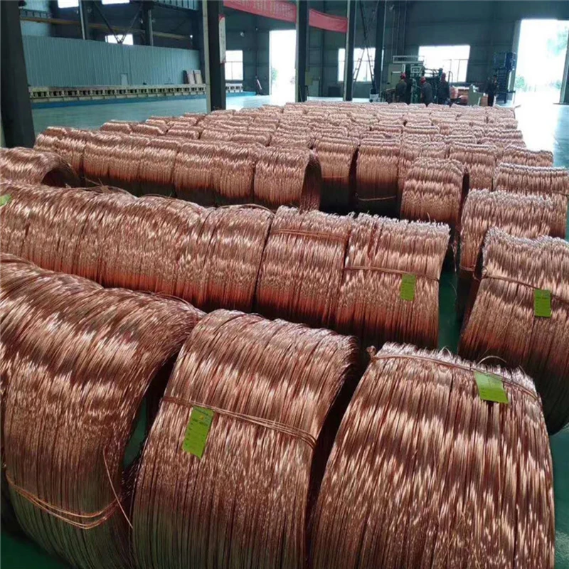 Hot Selling Red Solid Copper Wire 99.9%Scrap Copper Wire
