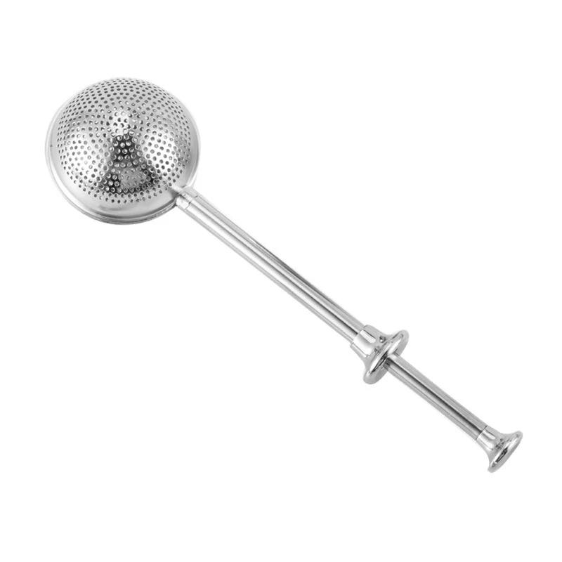 Food Grade Stainless Steel Spherical Tea Filter Stick Pipe Tea Steeper Strainer  diffuser Tea Infuser
