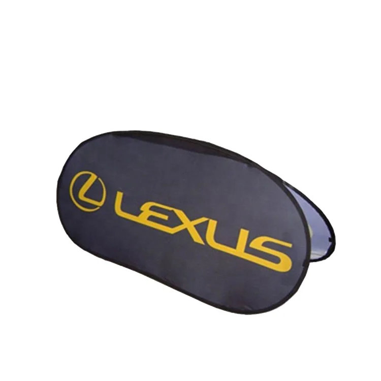 Folding Double-sided Advertising Board For A Frame Pop Up Banner of Outdoor Stadium Enclosure In Sports Hall