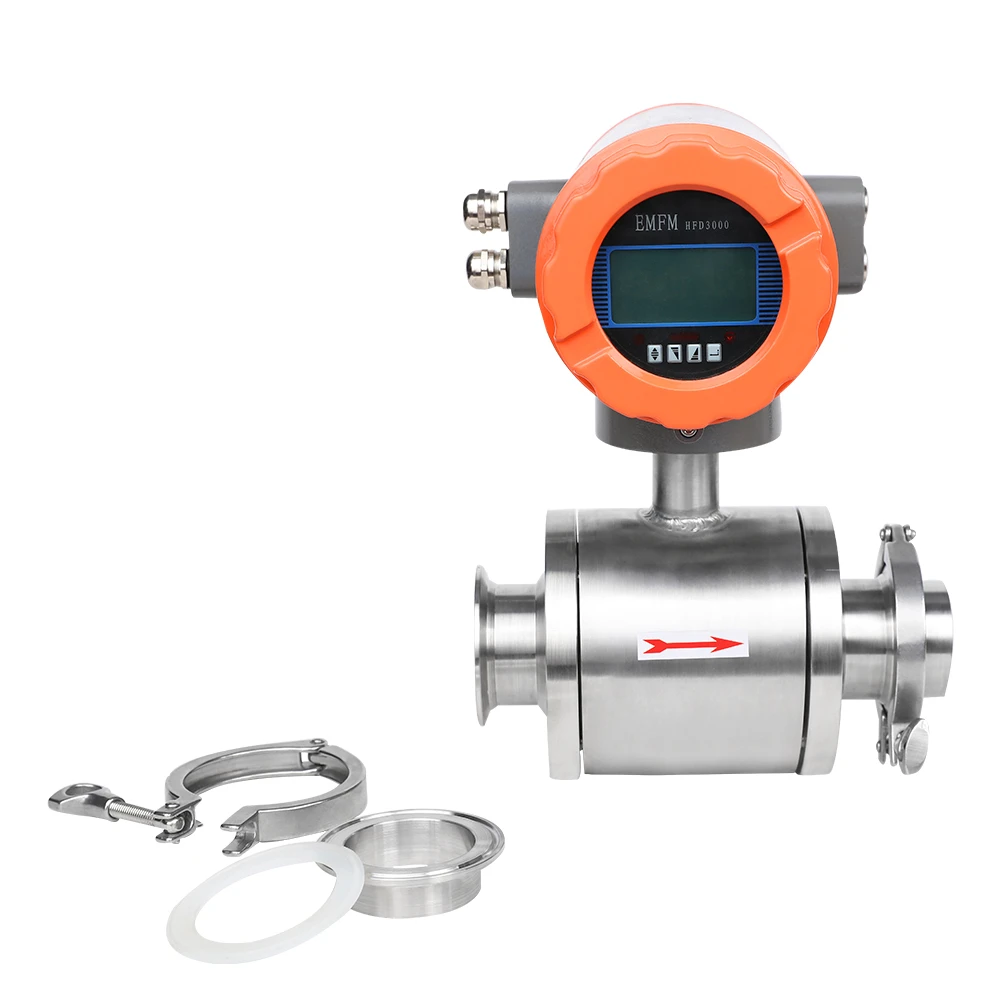 SSFM Electromagnetic Flowmeter Digital Ultrasonic Flow Meter Rotameter Stainless Steel Electromagnetic Flowmeter