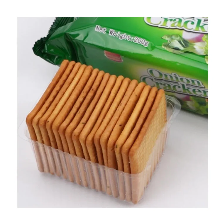 
 Оптовая продажа овощей, крекеры для лука, высококачественное Дешевое печенье, сделано в Китае  