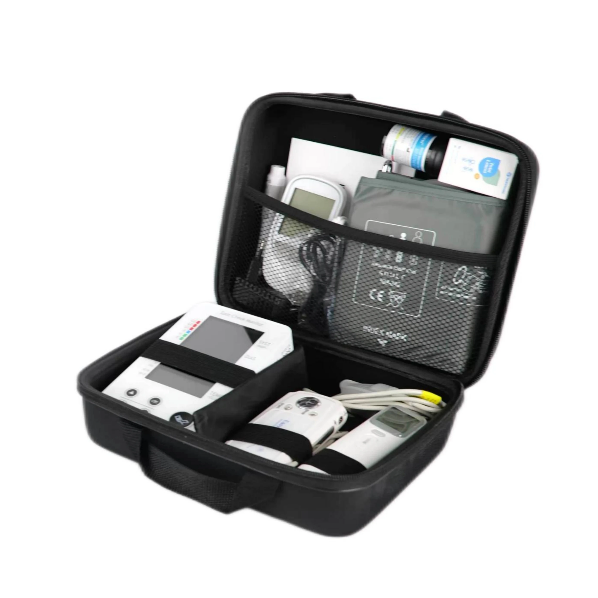 SPO2 NIBP Temperature Remote Patient EKG Wireless Spot-Check ECG Monitor Device Telemedicine Portable ECG Machine