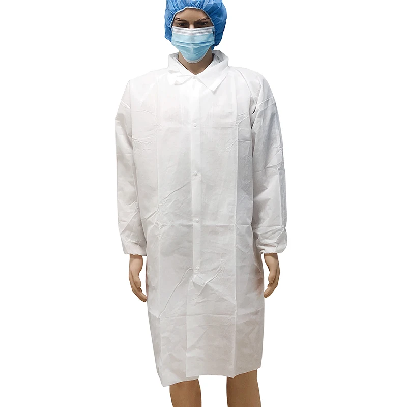 Waterproof Protective Disposable Isolation Gown surgical suits kitsFactory RTS  on Sale wholesale PE PPE