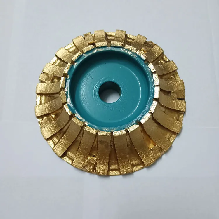 Stone Shape Making Machine Tool of Diamond Sintered Profile Wheels for Granite Edge Cutting 150mm diameter