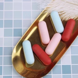 Красивый пустой красный розовый пластиковый чехол для губ, милый Контейнер для макияжа в бутылке, дизайн упаковки, тюбик для губной помады