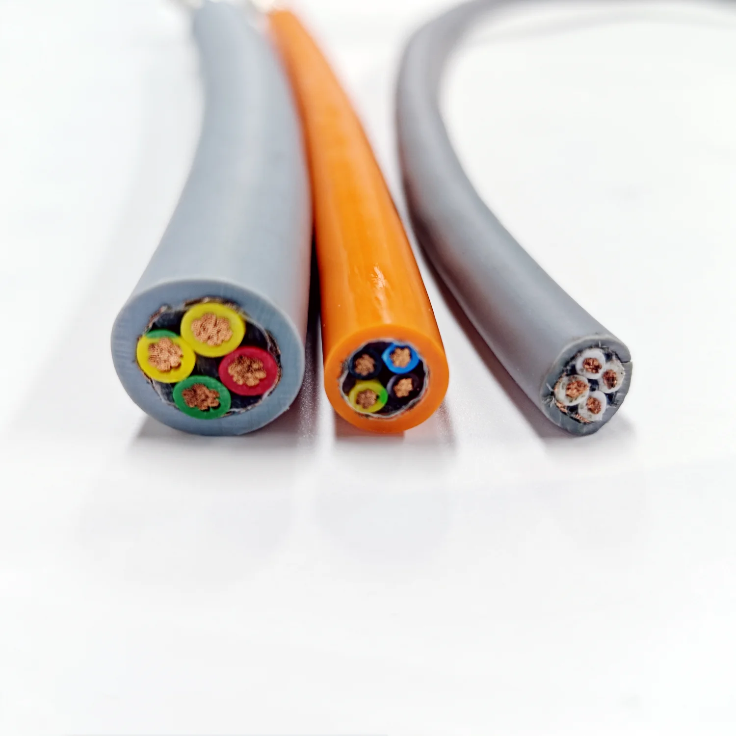 Highly flexible shielded drag chain cables PVC PUR flexible control cables for frequent bending of machines and equipment