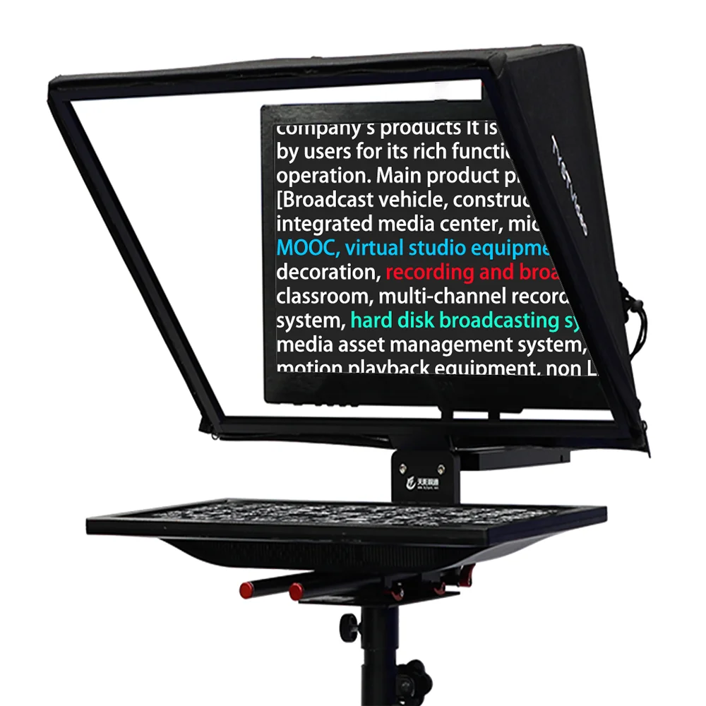 TYST Factory Outlet Enterprise-grade Studio Teleprompter 22 inches for News Broadcast