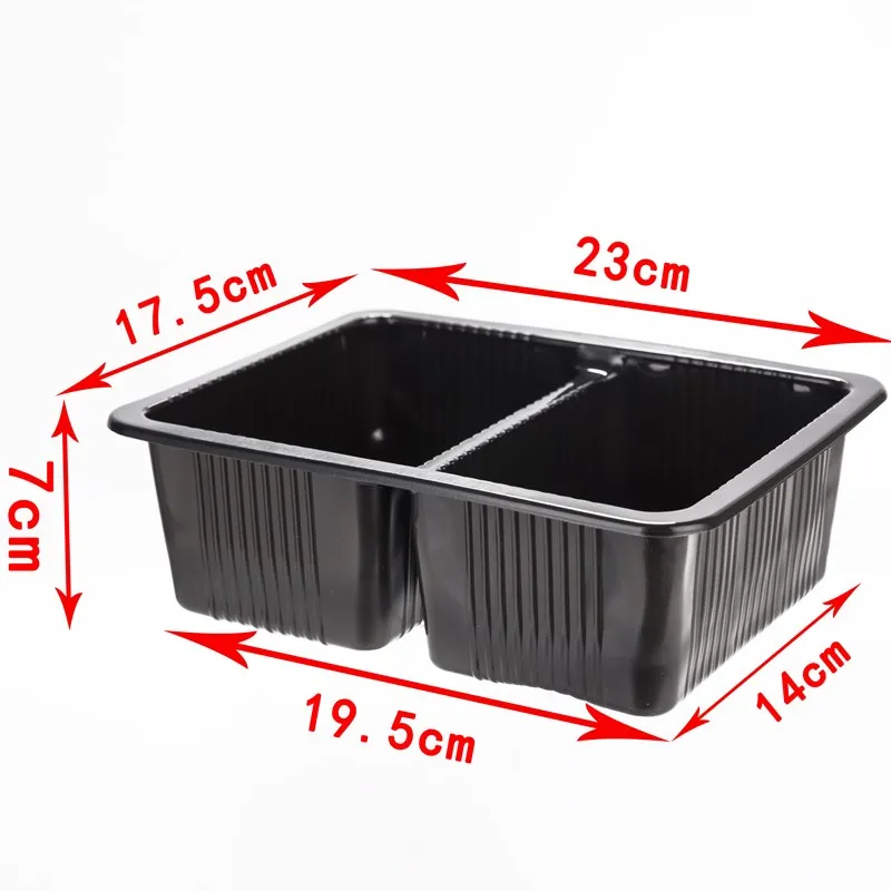 
Eco-friendly Food/Yogurt/biscuit tray packaging Grade disposable serving tray takeaway plastic food tray 