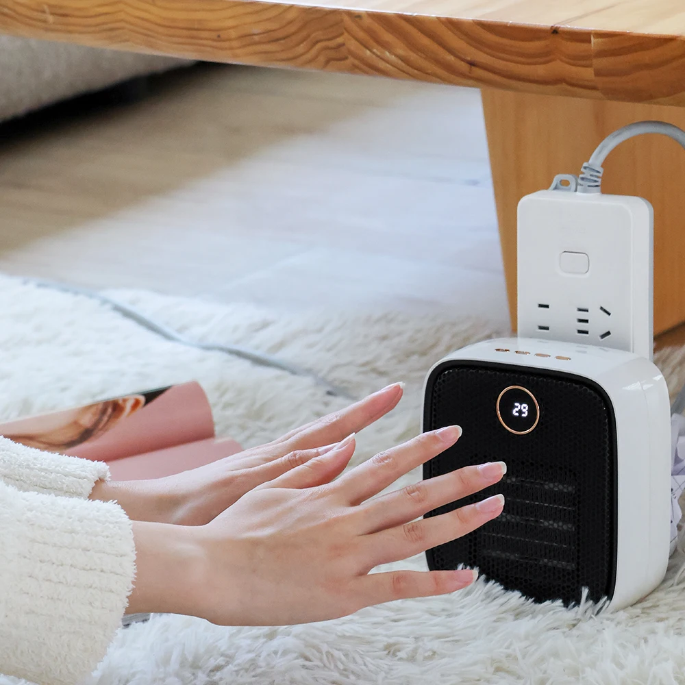 IMYCOO New Arrival Household PTC Ceramic Electric Fan Heater 500W Wall Mounted Heating Fan Heater for Room