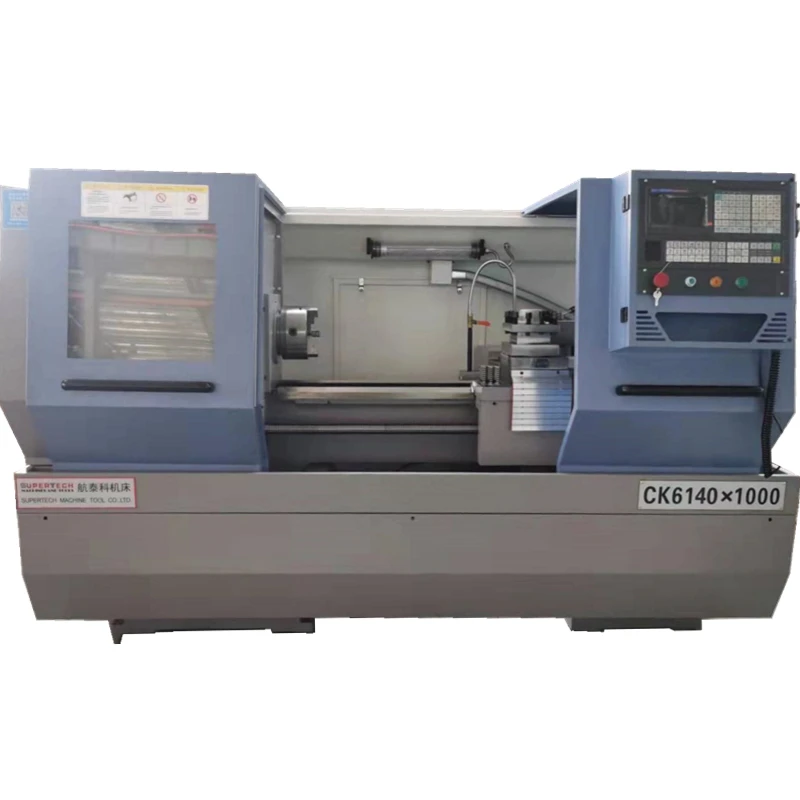 Supertech CK6140 Inclined Bed CNC Lathe China CNC lathe Horizontal Bed CNC Lathe